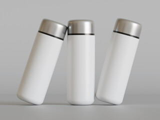 3D Render with 3D software Small Water Bottle Mini Insulated Water Bottle for Hot and Cold Drinks Cute Stainless Steel Travel Coffee Mug Leak Proof Vacuum Flask
