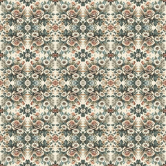 Seamless Floral Pattern Collection: Roses, Daisies & Tropical Blooms for Textile & Fashion Design