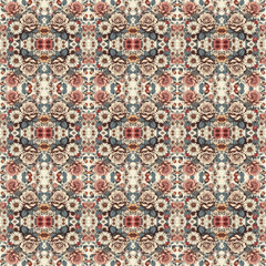 Seamless Floral Pattern Collection: Roses, Daisies & Tropical Blooms for Textile & Fashion Design