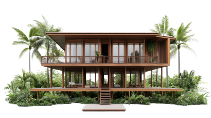 Rustic & Modern Wooden Houses | Cabin, Treehouse, Beachfront, Log & A-Frame | Luxury Nature Retreat, Cozy Architecture, Transparent PNG for Designers | Trending Home Design & Architecture 2025