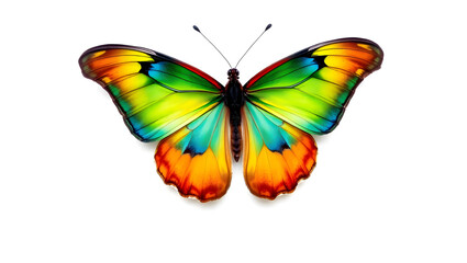 Obraz premium a vibrant butterfly showcasing colorful wings, with intricate patterns and details