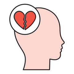 Heart Mind Broken Love Emotional Struggle Concept Art