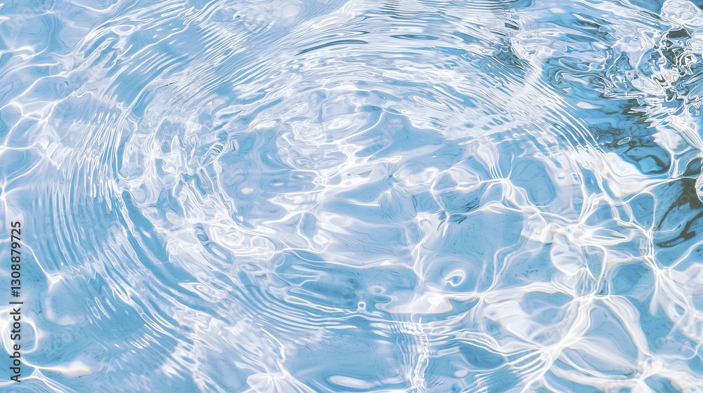 Aufkleber swirling currents create mesmerizing abstract water background with ripples