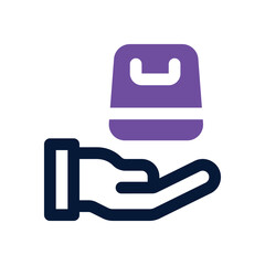 order dual tone icon. Sleek and modern vector icon for websites, mobile apps, marketing materials, and corporate design. Fully scalable and ready to use.