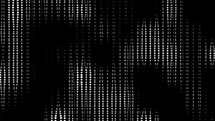 Seamless dots and grid halftone animated retro texture abstract loop motion background, overlay for vintage effect - Powered by Adobe
