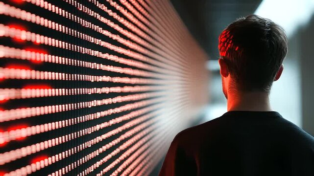Hacker Encountering Blockchain Encryption and Error Codes