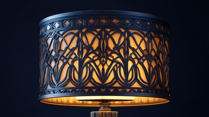 A simple desk lamp sitting on a table, great for everyday use or as a decorative piece