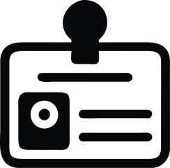 Badge simple icon. Vector illustration