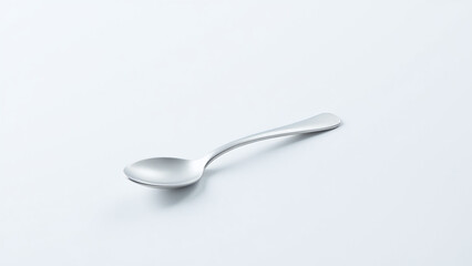 spoon white background piece material likely made metal plastic utensil
