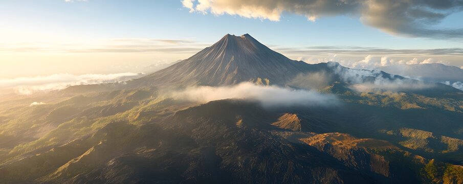 The breathtaking view of Paricutin Volcano