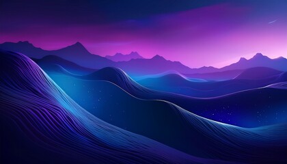 Midnight blue to deep violet gradient. Rich, mysterious. Futuristic app background.  Elegant, modern color wash.

