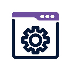 software dual tone icon. Sleek and modern vector icon for websites, mobile apps, marketing materials, and corporate design. Fully scalable and ready to use.