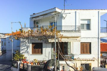 The Old town of city of Kavala, Greece