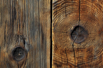 Fototapeta premium Aged Wood Surface Top View - Deep Dark Tones for Organic Textured Designs