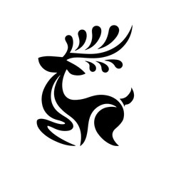 deer silhouette vector