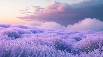 Soft lavender and light pink clouds, delicate and dreamy with smooth flowing patterns and subtle highlights