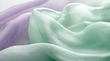 Soft lavender and mint green gradient, delicate and calming with subtle flowing patterns