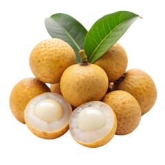 fresh fruit on transparent background