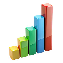 business graph with arrow