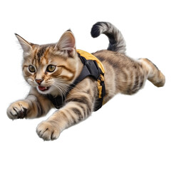 Obraz premium cat, cut out, object, on Transparent background