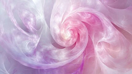 Fototapeta premium Soft pale pink and light purple abstract swirls, delicate and dreamy transitions