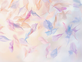 Soft Pastel Petals in Dreamy Abstract Texture Generative AI  