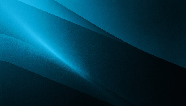 Smooth Gradient Transition From Navy Blue To Bright Cyan