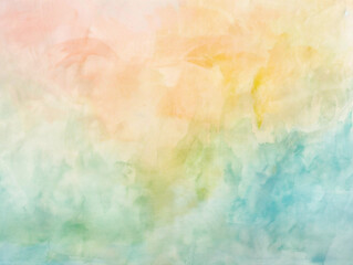 Soft Watercolor Gradient with Pastel Hues Generative AI  