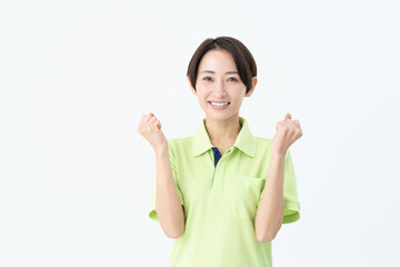 ミドルの介護福祉士の女性