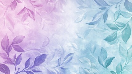Soft pastel lavender and mint gradient, delicate and dreamy with subtle swirling patterns