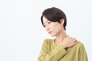 肩こりのミドルの女性