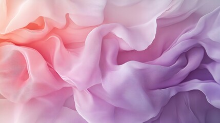 Obraz premium Soft pastel pink and pale lavender gradient, delicate and light with subtle flowing transitions