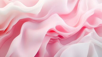Obraz premium Soft pastel pink and white gradient, delicate and airy with smooth transitions
