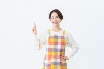 ミドルの主婦のポートレート