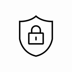 Obraz premium Data privacy locked icon vector sign
