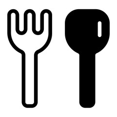 fork and spoon