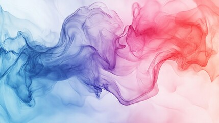 colorful smoke on white