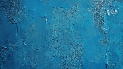 blue painted wall