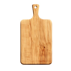 cutting wooden board isolated on transparent background