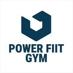Power Fit Gym Logo