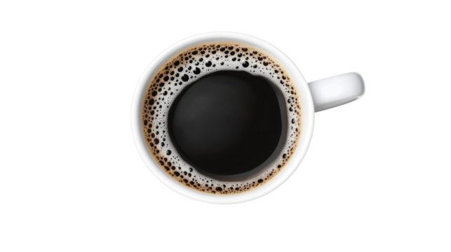 Brewing hot coffee kitchen beverage cozy atmosphere top view