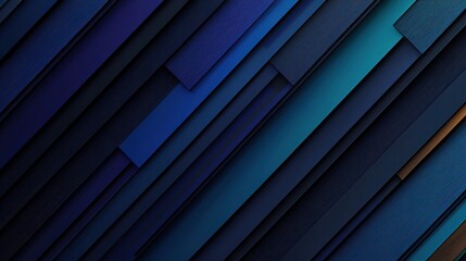 Obraz premium Vibrant Blue and Orange Abstract Background with Diverse Dynamic Shapes