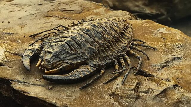 Ancient Eurypterid Fossil: A Glimpse into Prehistoric Seas