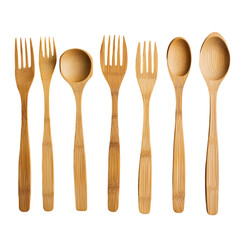 Wooden Utensil Set: Spoons & Forks