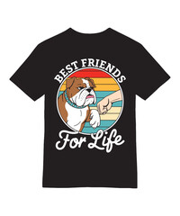 Best Friends Bulldog T-Shirt