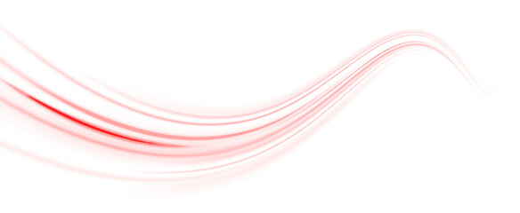 Sleek and Smooth Red Energy Swirl in a Futuristic Minimalist Style