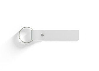 Leather Keychain Mockup for Corporate Branding
