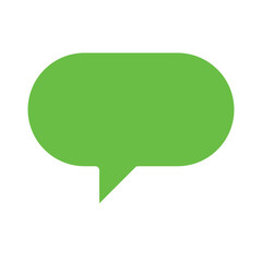 green speech bubble icon