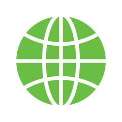 green globe icon