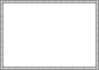 Rectangular border with many small lines crisscrossing over two lines. Vector illustration made with black strokes creating a rectangular border.